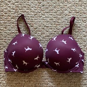 Pink super push up bra